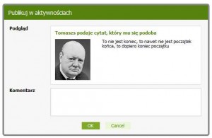 Aplikacja "Ciekawe cytaty" w akcji Aplikacja "Ciekawe cytaty" w akcji